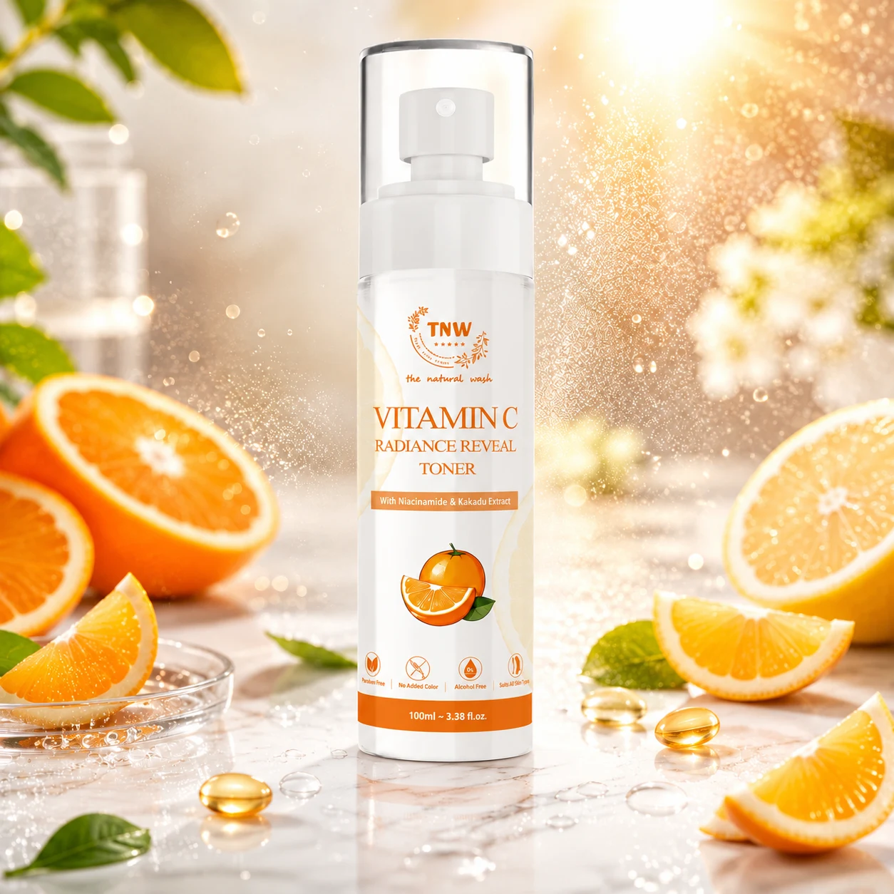 TNW The Natural Wash Vitamin C Toner with Niacinamide & Witch Hazel for Hydrated, Bright & Refined-Looking Skin, image 1