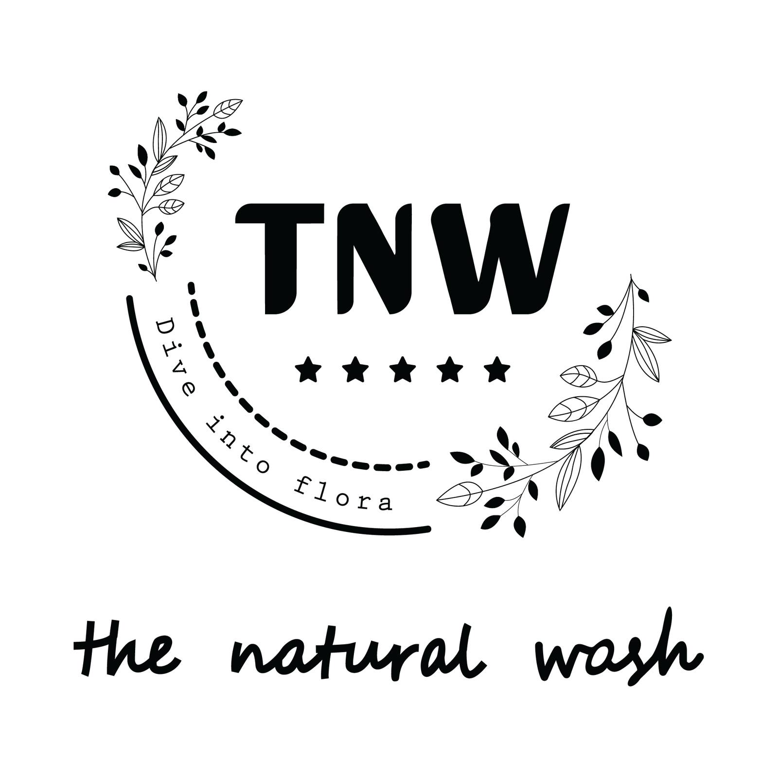 TNW–THE NATURAL WASH logo
