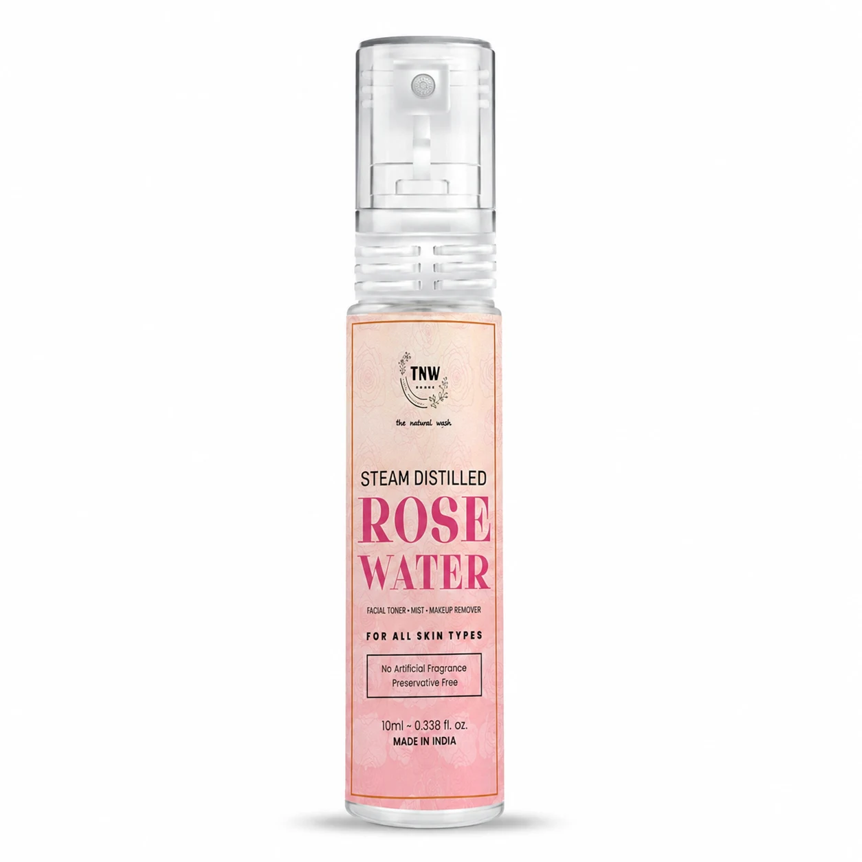 TNW The Natural Wash Rose Water for Fresh, Hydrated, Soft & Naturally Glowing Skin 10 ML, image 1